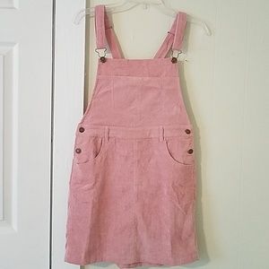 Pink Overall Dress